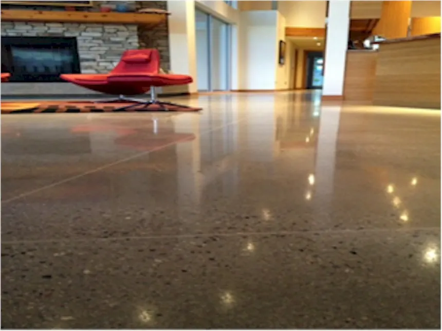 Polished concrete project